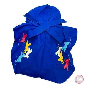 NWOT Pet Dog Blue Hooded Raincoat Size XS